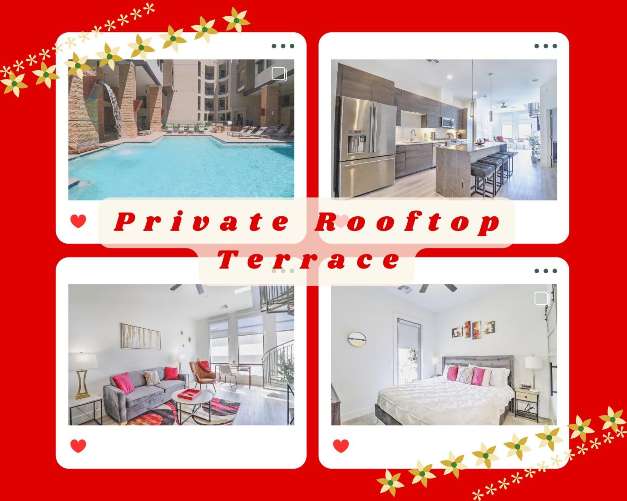 Private Rooftop Terrance-walk Score 81-shopping District-king Bed-parking 4003 Apartment Scottsdale
