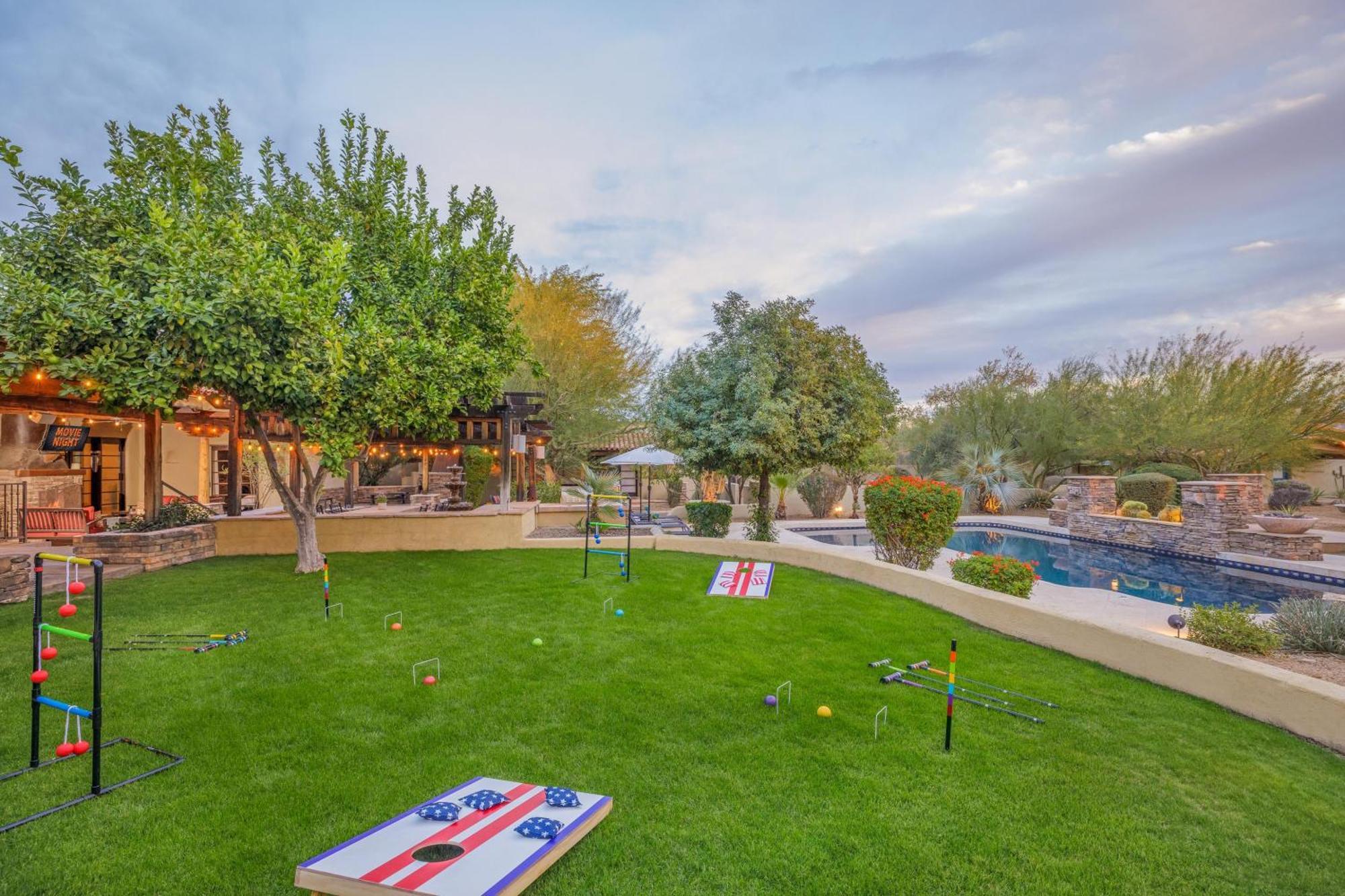 Villa Bocce Court, Heated Pool, Spa, Putting Green, Scottsdale