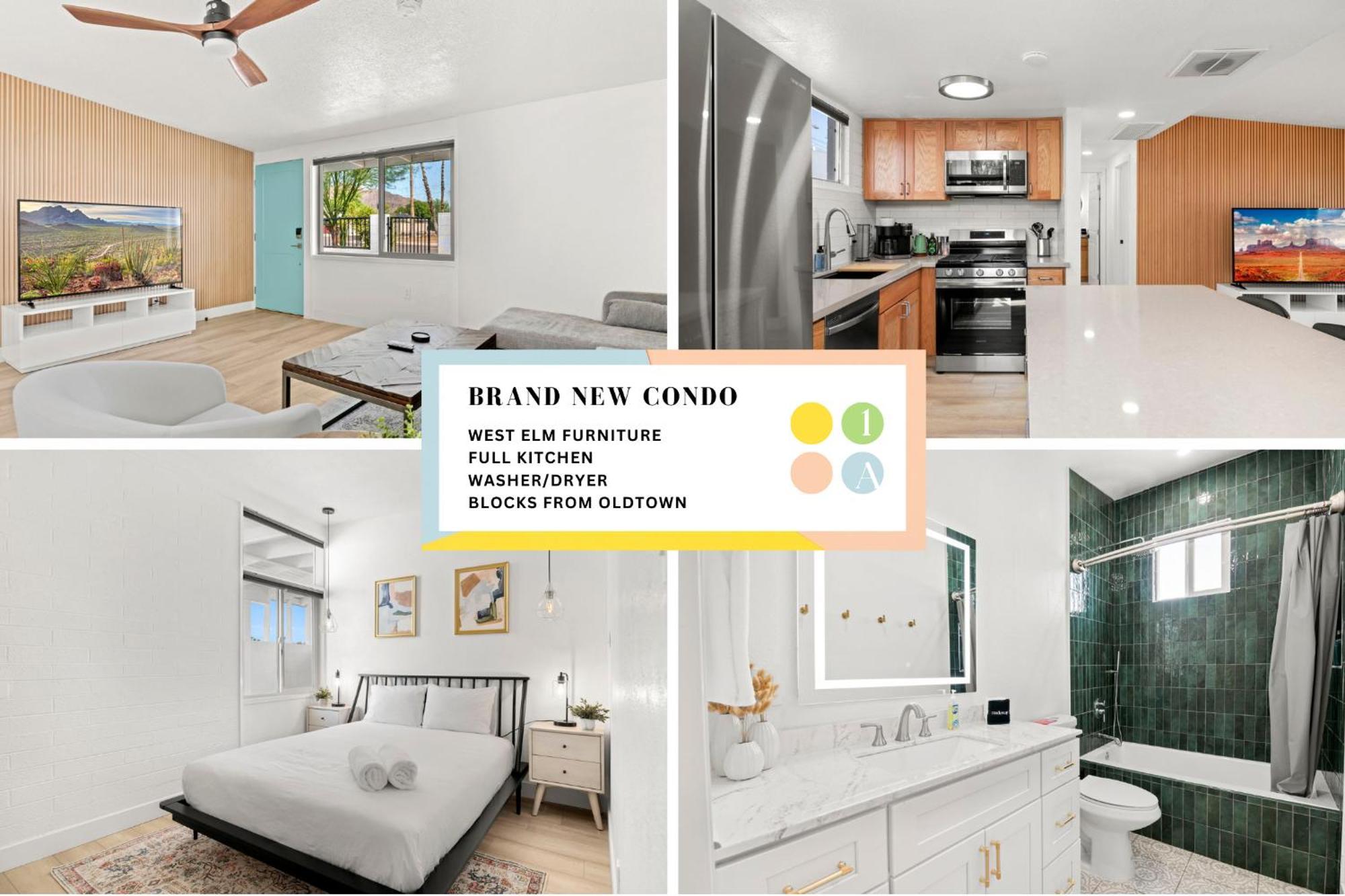 Brand New W Parking Blocks From Oldtown- 1a Holiday home Scottsdale