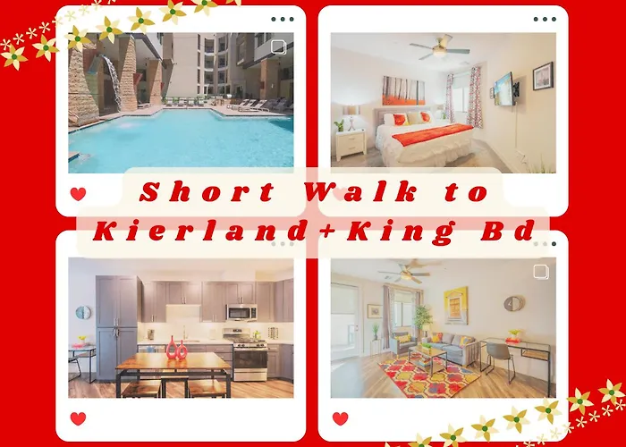 Courtyard View-Walk Score 81-Shopping District-King Bed-Parking G3043