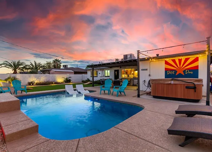 Modern Sw Family Retreat-Pool-Hot Tub-Firepit