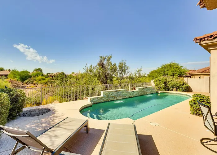 Golf Course Views And Patio Quiet Scottsdale Home
