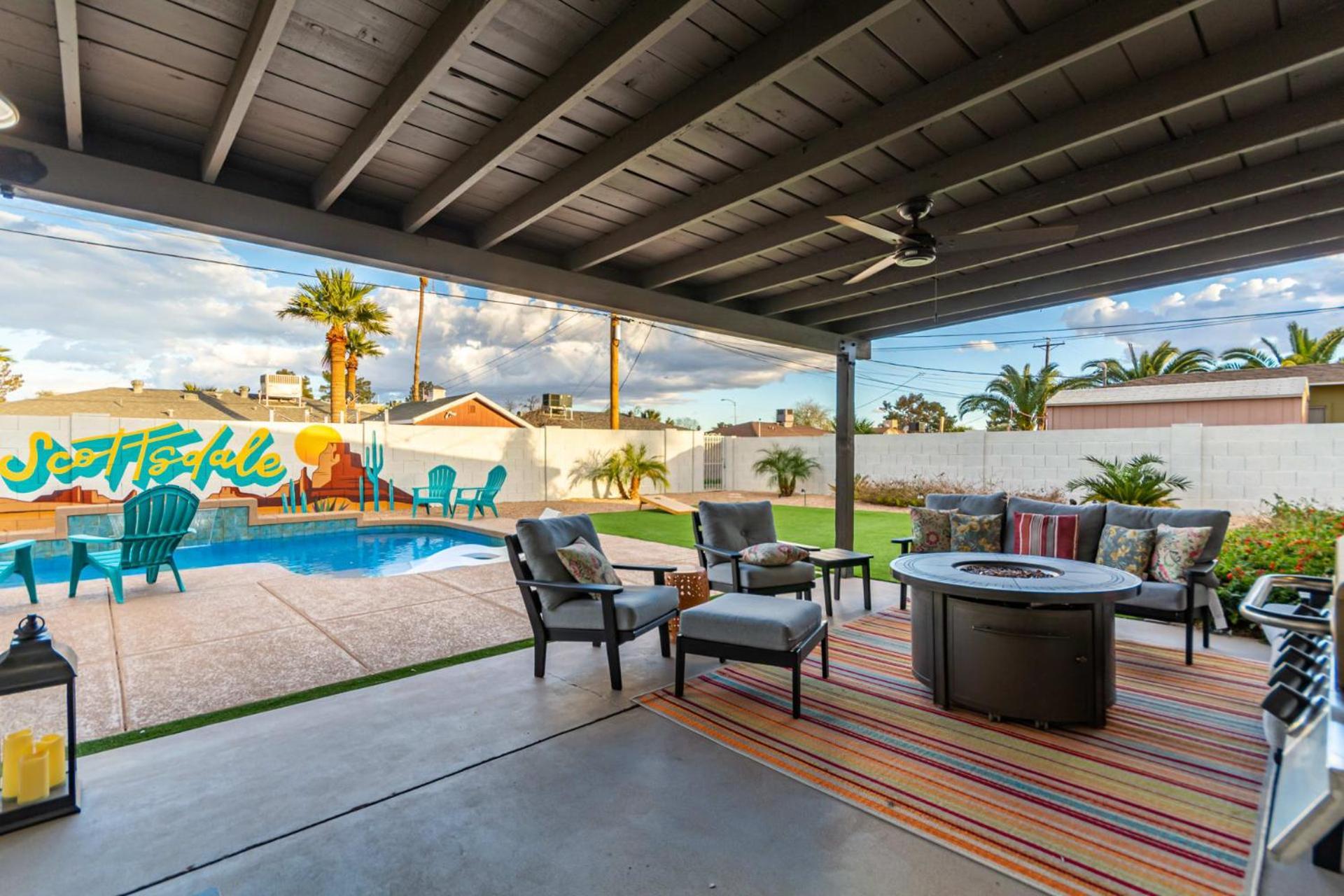 Modern Sw Family Retreat-pool-hot Tub-firepit Scottsdale