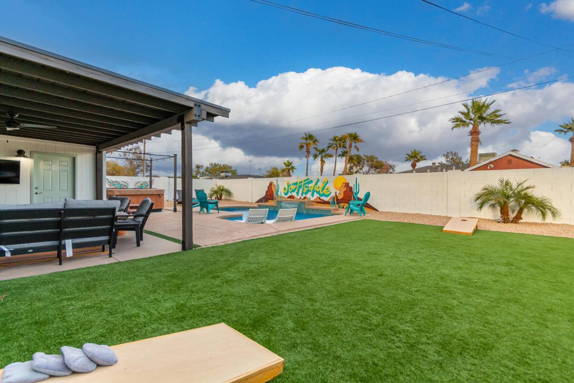 Modern Sw Family Retreat-pool-hot Tub-firepit * Scottsdale