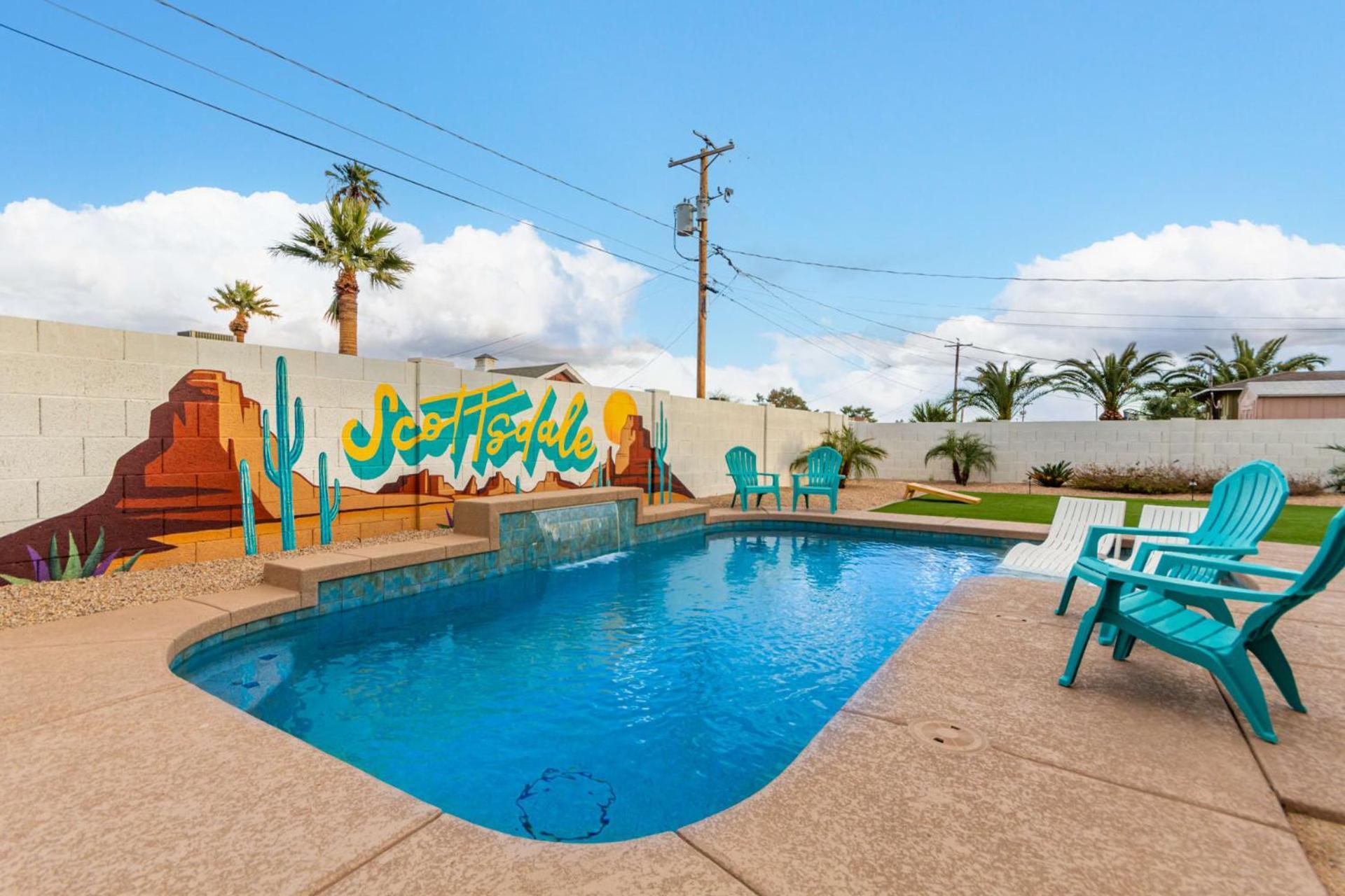 Modern Sw Family Retreat-pool-hot Tub-firepit Scottsdale