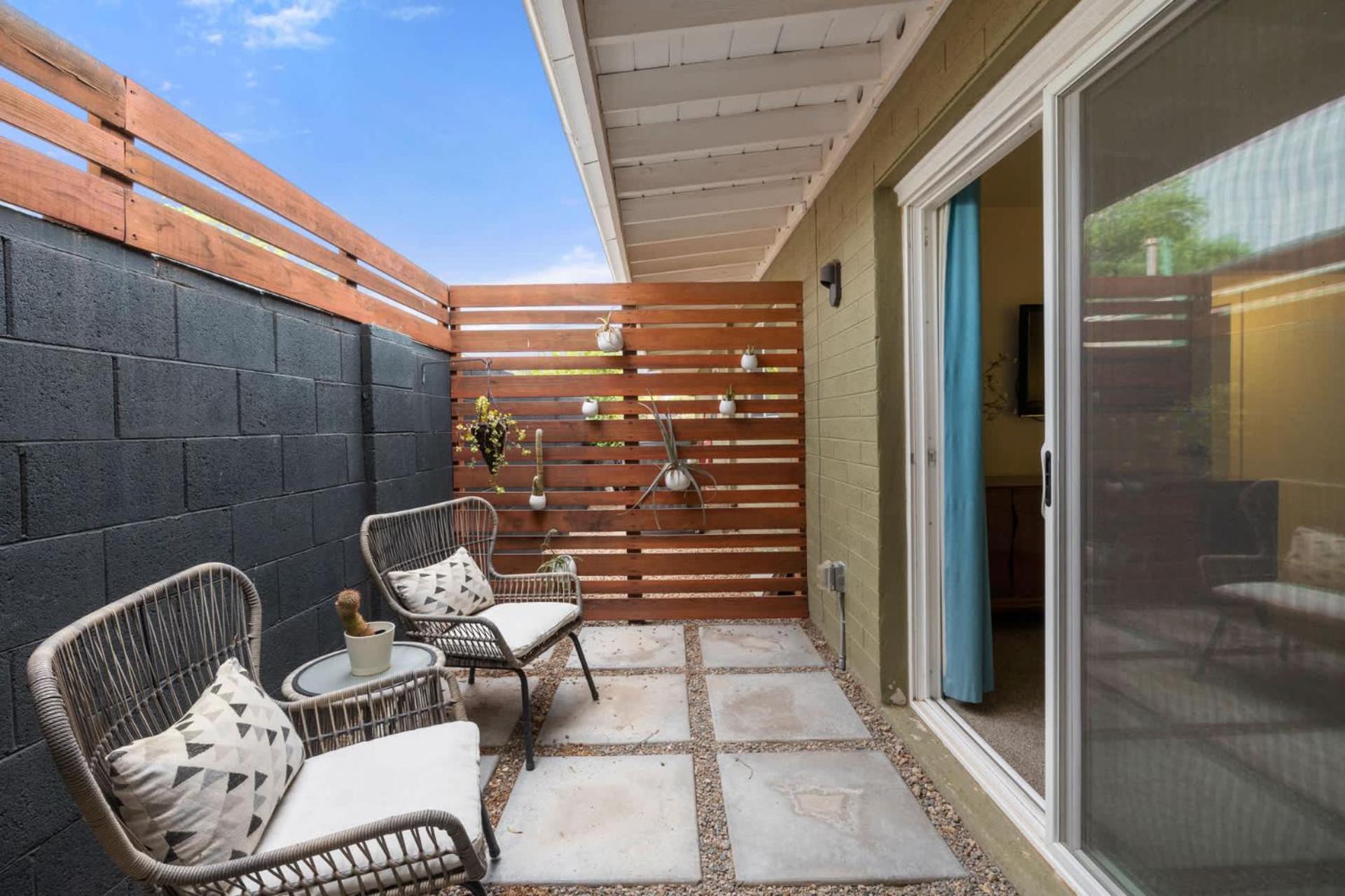 Mid-century Marvel - Poolside Patio With & Bocce