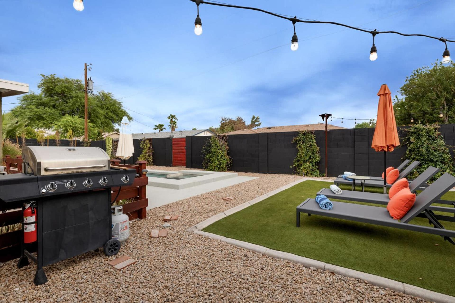 Mid-century Marvel - Poolside Patio With & Bocce