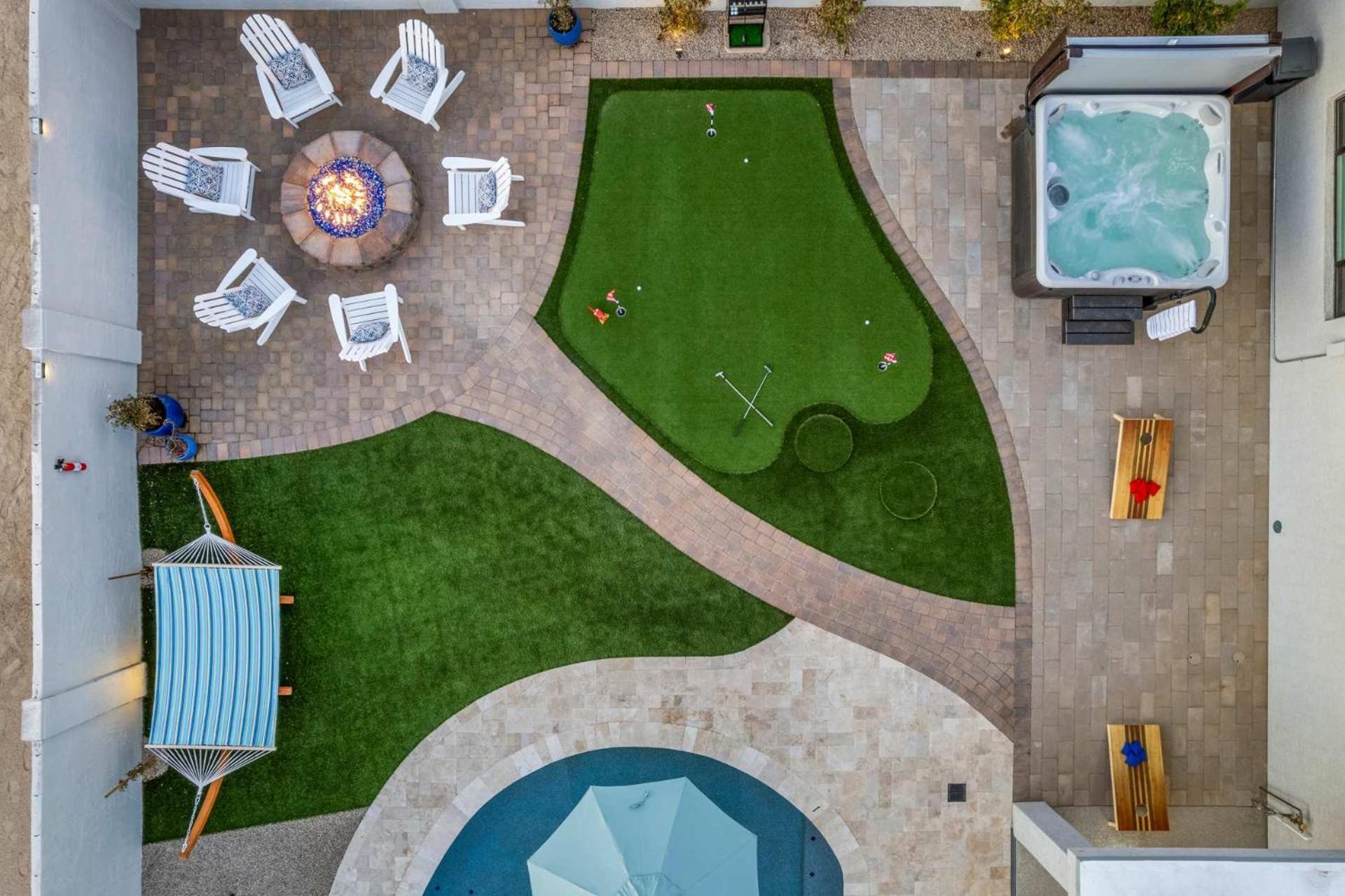 Desert Willow - Pool Pickleball Basketball Court Firepit & Putting