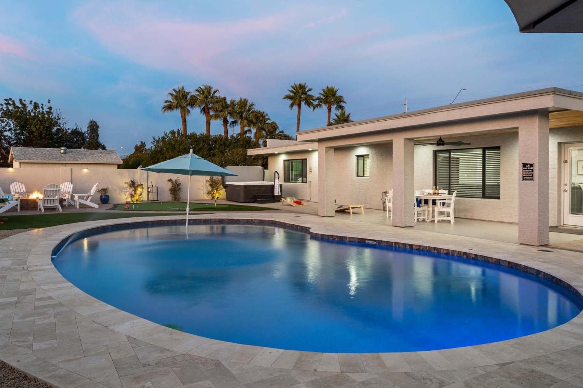 Desert Willow - Pool Pickleball Basketball Court Firepit & Putting * Scottsdale