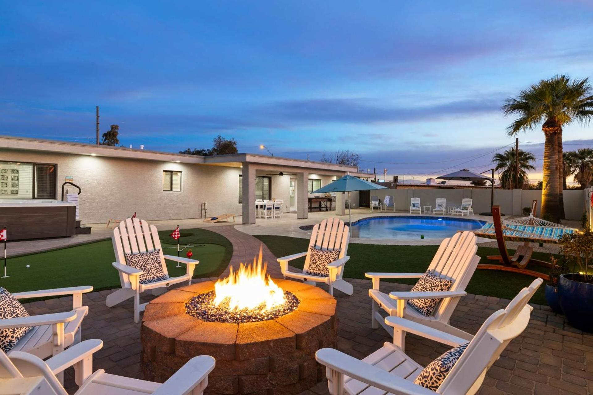 Desert Willow - Pool Pickleball Basketball Court Firepit & Putting Scottsdale