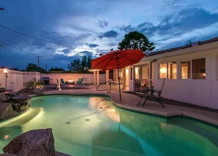 Modern Chic Old Town Scottsdale Home Wpool & Gym
