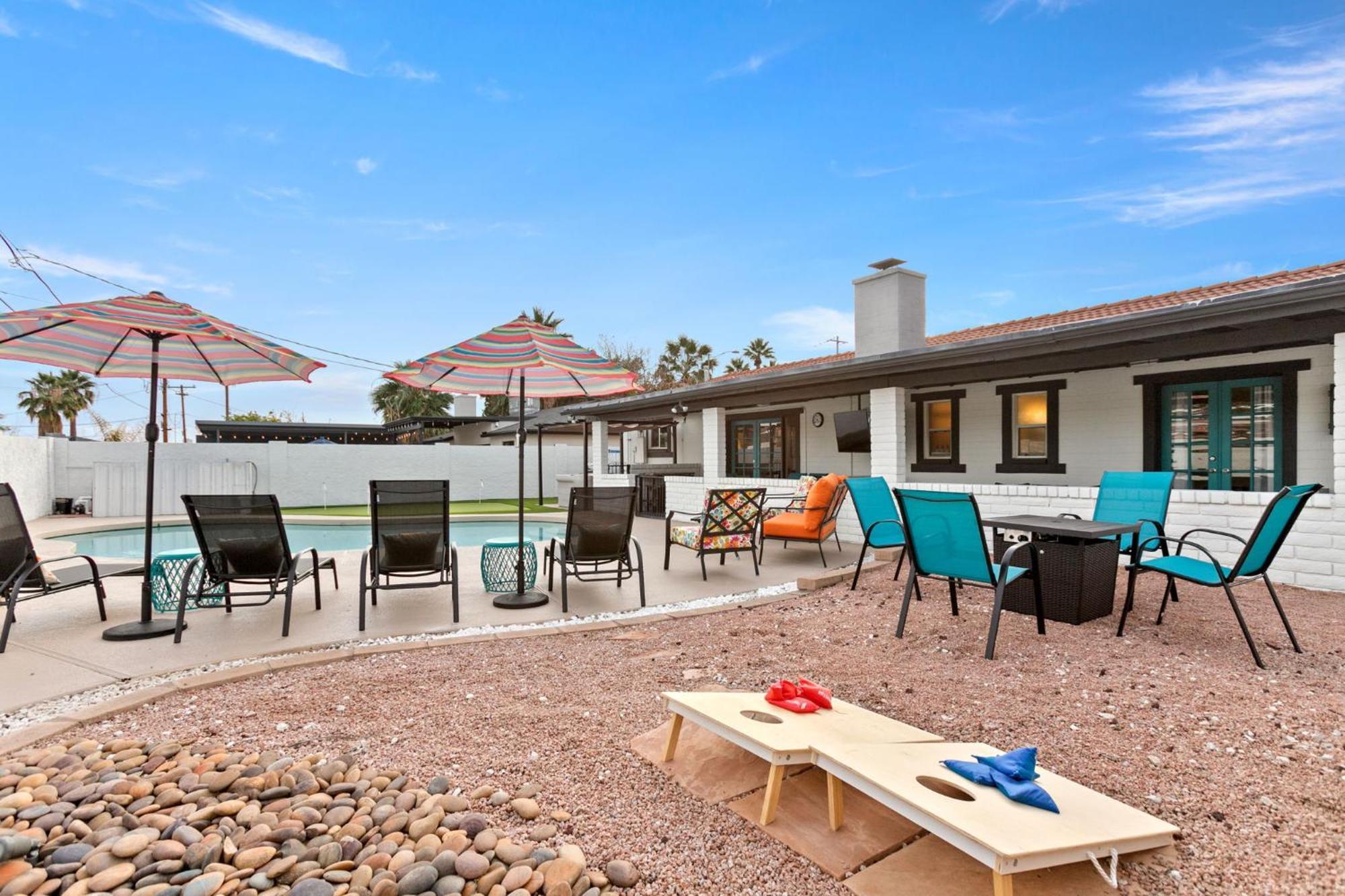 Old Town Oasis Wheated Pool, Hot Tub, & Fire Pit * Scottsdale