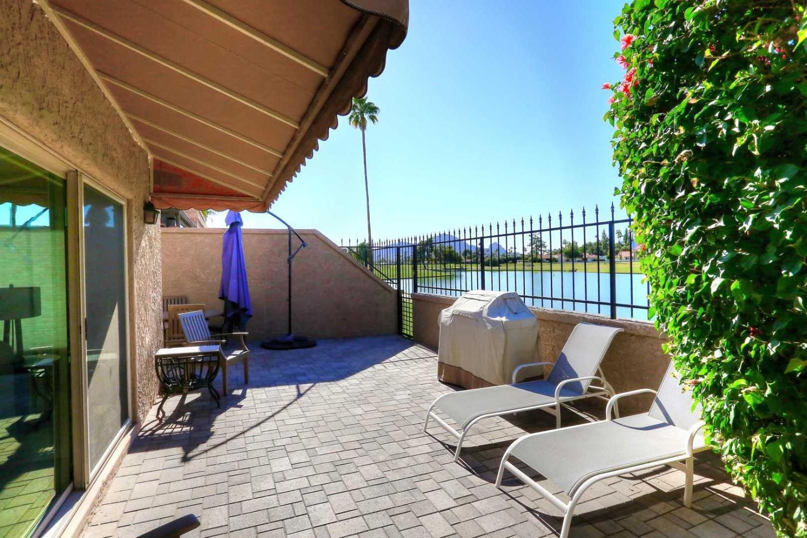 Waterfront, Golf, Camelback Mtn View, 2 Patios Scottsdale